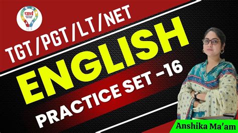 TGT PGT LT GIC ENGLISH PRACTICE SET 16 TGT PGT LT GIC