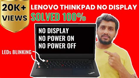 Laptop Not Turning On Lenovo Thinkpad But Led Light Blink Lenovo Thinkpad Laptop On Nahi Ho