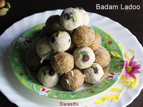 Badam Ladoo Recipe How To Make Badam Laddu Recipe Almond Ladoo