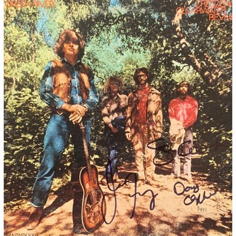 Signed Creedence Clearwater Green River Album Cover