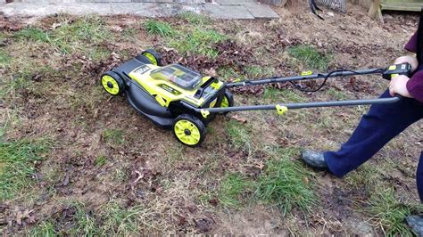 Testing Ryobi P1190vnm 16 In One Hp 18 Volt Lithium Ion Cordless Battery Push Lawn Mower Youtube