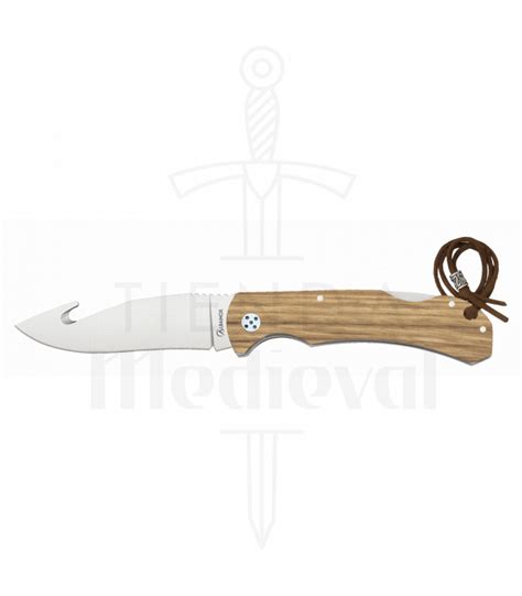 Hunting Knife With Skinner Zebra Wood 198 Cm ⚔️ Medieval Shop