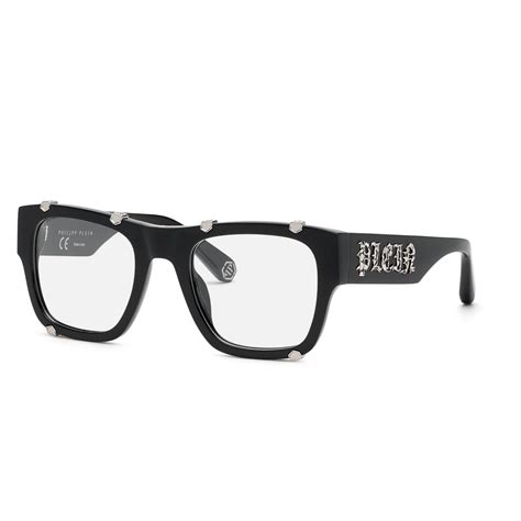 Philipp Plein Vpp042w 0700 Shiny Black Eyeglasses Man