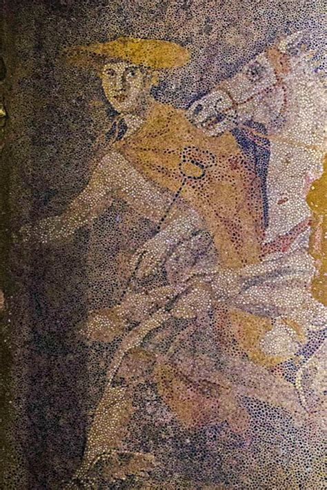 Amphipolis Greek Tomb Excavated Mosaic Floor Features Persephone