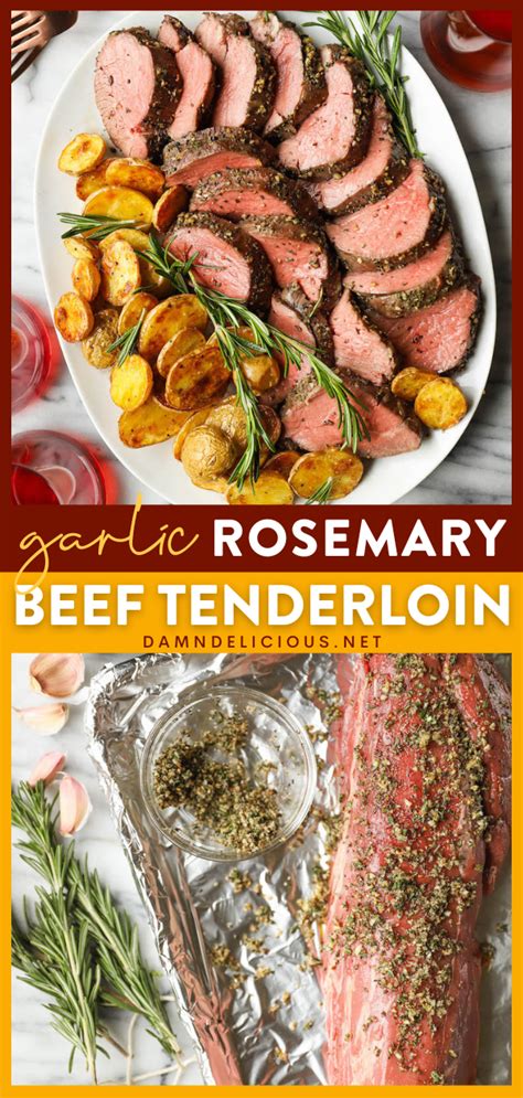 Garlic Rosemary Beef Tenderloin Recipe Beef Tenderloin Recipes