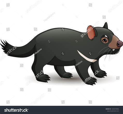 Illustration Of Tasmanian Devil Isolated On Royalty Free Stock Vector