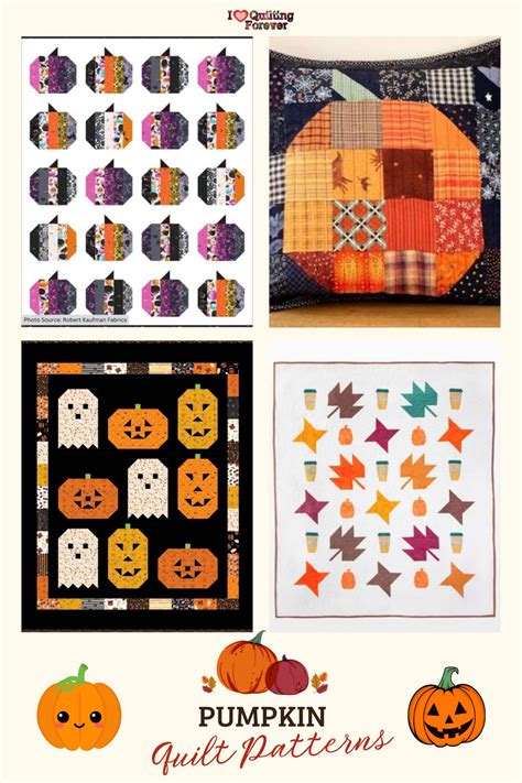 Top 12 Free Pumpkin Quilt Patterns 12 Bonus Patterns For Sale I Love Quilting Forever