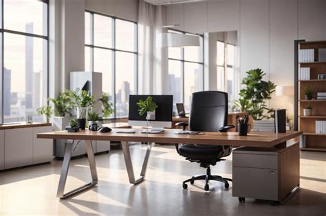 Premium Photo | Photo of Professional Desk Arrangement office desk