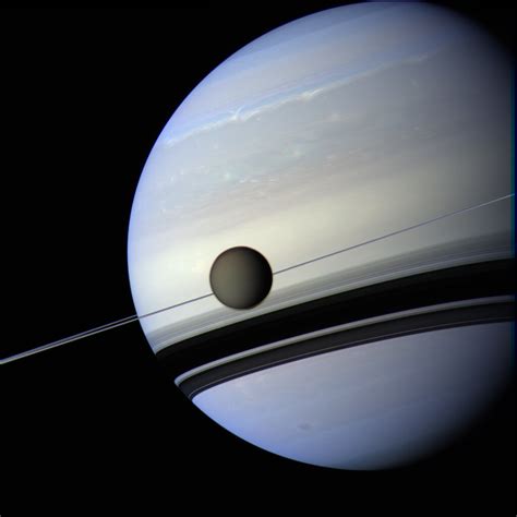 Saturn And Titan May Nasa Jpl Caltech Ssi Kevin M Flickr