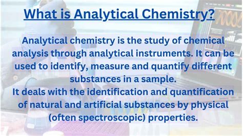 Analytical Chemistry Introduction History And Applications