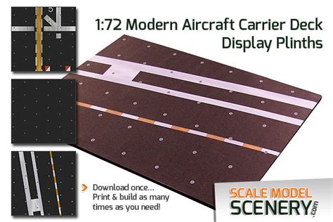 Wwii And Modern Carrier Decks Preview Scalemodelscenery Scale