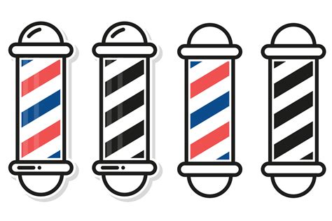 Original Barber Pole Vector