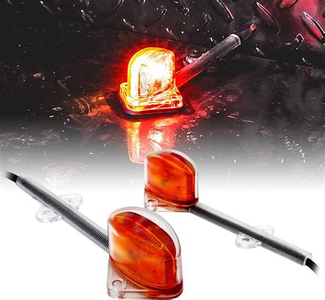 Amazon True Mods Pc Amber Red Led Trailer Fender Light Set