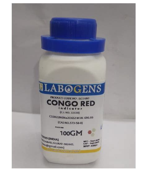 LABOGENS CONGO RED Indicator 100GM Buy Online At Best Price In India