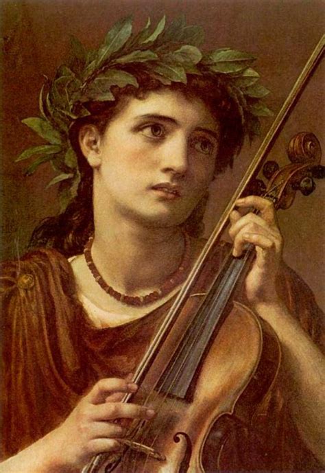 Music Heavenly Maid Painting Sir Edward John Poynter Oil Paintings