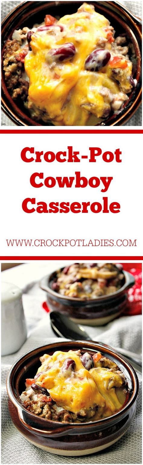 Crock Pot Cowboy Casserole Video Crock Pot Ladies