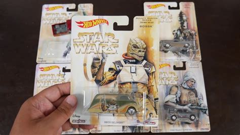 Hot Wheels Pop Culture Star Wars Bounty Hunter Series Youtube