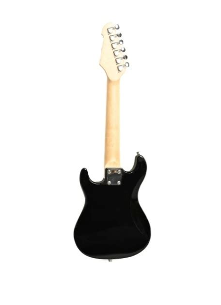 Guitarra Eléctrica Stratocaster Parquer Negra Niños Viajera