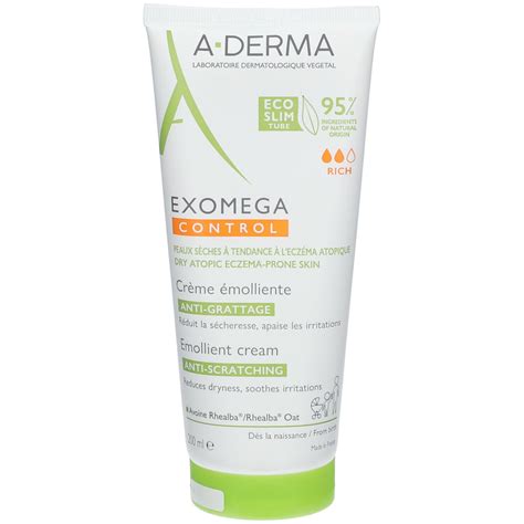 A DERMA EXOMEGA CONTROL Créme émolliente anti grattage 200 ml Redcare