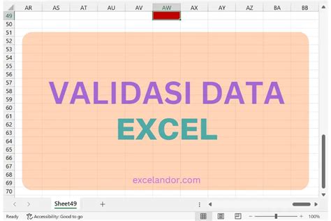 Cara Membuat Data Validation Di Excel Excelandor 2025