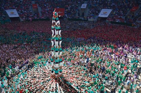 Els Castellers De Vilafranca Guanyen El Concurs En Un Frec A Frec Amb