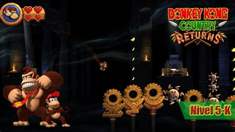 Guía Donkey Kong Country Returns Wii Nivel 5 K Bota y Boom YouTube