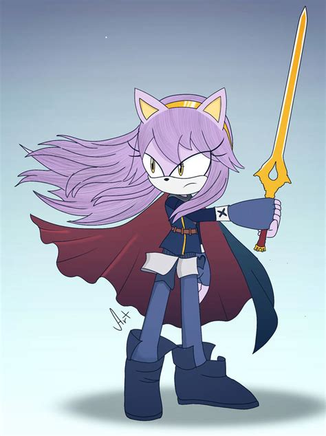 Blaze The Cat Lucina Outfit By Jeanart2020 On Deviantart