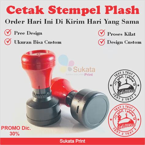 Jual Cetak Stempel Solon Kecantikan Cetak Stempel Toko Otomatis Flash