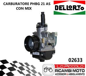 02633 CARBURATORE DELLORTO PHBG 21 CS 2T ARIA MANUALE ATTACCO FEMMINA