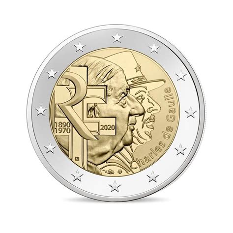 Euro Comm Morative France Charles De Gaulle Elys Es Numismatique