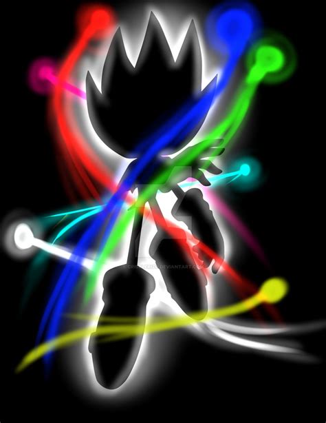 super sonic and the 7 chaos emeralds by criselerizo on DeviantArt