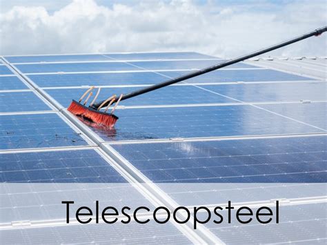 Zonnepanelen Schoonmaken Met Telescoopsteel 2024