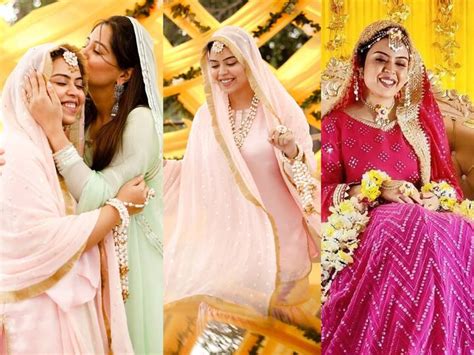 Dipika Kakkar Sister In Law Saba Ibrahim Haldi And Pre Wedding Looks