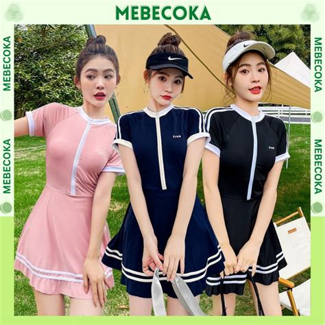 Bikini Loại Đẹp Bộ đồ bơi nữ một mảnh liền thân váy chữ A phong cách