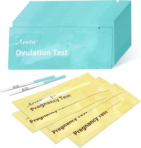 Areta Ovulation Pregnancy Test Strips 70 Ovulation Strips 20