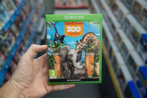 Zoo Tycoon Videogame on XBOX One Editorial Stock Photo - Image of game ...