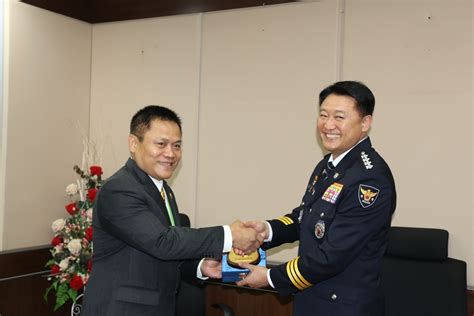 Courtesy Visit By Commissioner General Of Korea National Police Agency