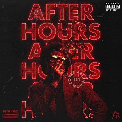 The Weeknd After Hours Album Cover Art By Me R Freshalbumart