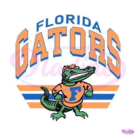 Retro Florida Gators Svg Digital Download