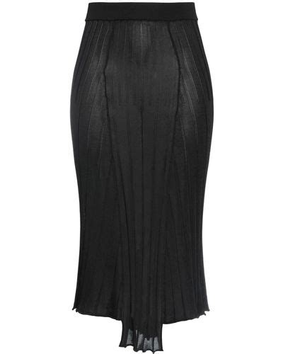 Black Erika Cavallini Semi Couture Skirts For Women Lyst