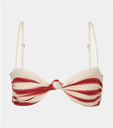 Johanna Ortiz Striped Bikini Top Johanna Ortiz