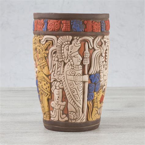 UNICEF Market Hand Crafted Archaeology Museum Replica Ceramic Vase