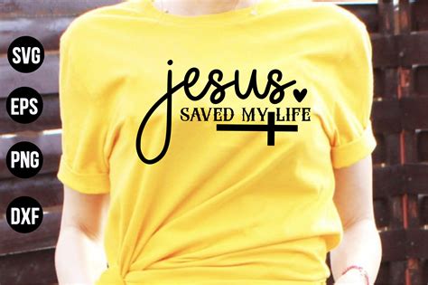 Jesus Saved My Life Graphic By Sujon Roy · Creative Fabrica