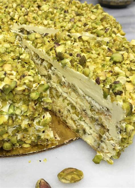 Pistachio Sans Rival Recipe Pistachio Recipes Pistachio Dessert