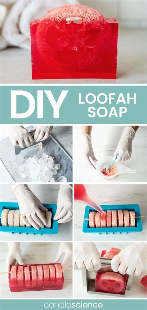 How To Make Loofah Soap Loofah Soap Diy Loofah Soap Handmade Soap