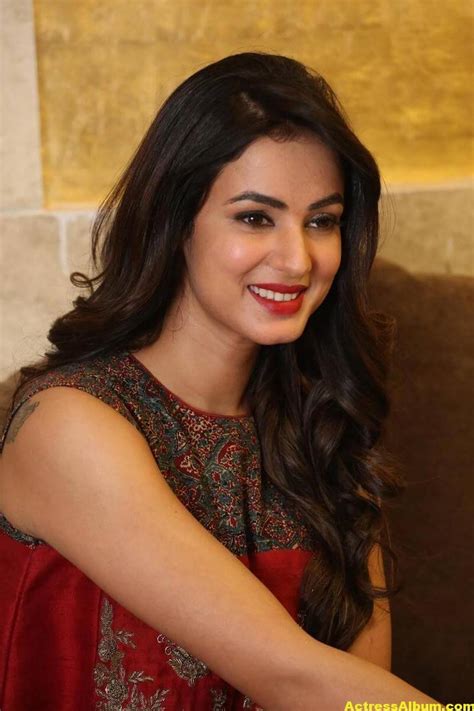 Sonal Chauhan Latest Stills In Beautiful Red Dress Actress Album