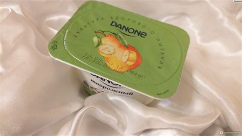 Десерт Danone Творожный "Груша и банан" - «Вкусный десерт от Danone🍐🍌 ...