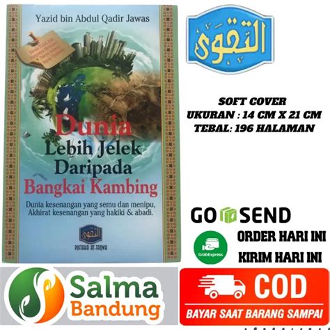 Buku Dunia Lebih Jelek Dari Bangkai Kambing Pustaka At Taqwa Lazada