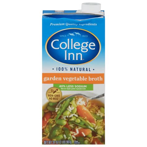 Save On College Inn Garden Vegetable Broth 40 Less Sodium Order Online