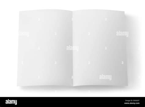 La Hoja Blanca De Papel Aislado Fotografía De Stock Alamy